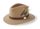 Hicks & Brown Suffolk Fedora Hat (Guinea & Pheasant Feather) - Country Ways