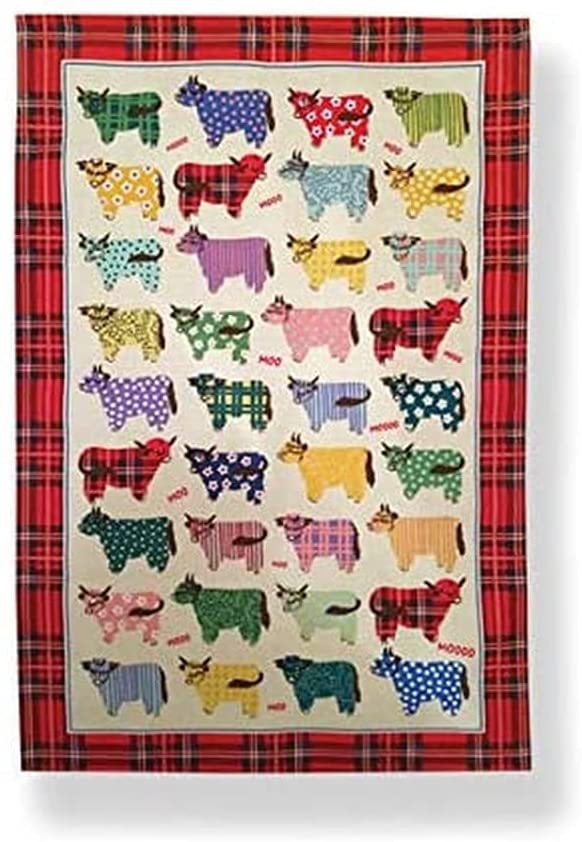 Highland Cow Tea Towel - Country Ways