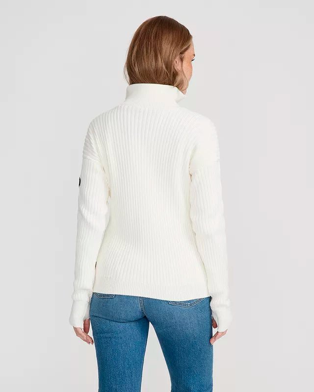 Holebrook Sweden Women's Valborg Knitted Windproof T - Neck Sweater - Country Ways