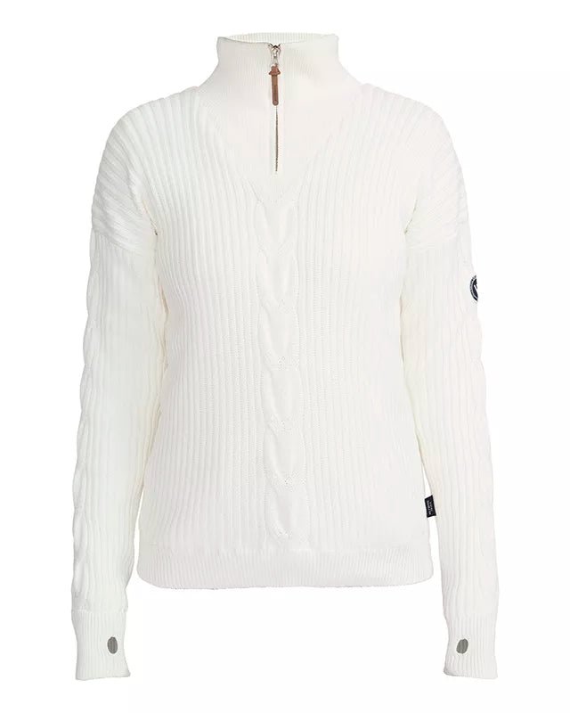 Holebrook Sweden Women's Valborg Knitted Windproof T - Neck Sweater - Country Ways