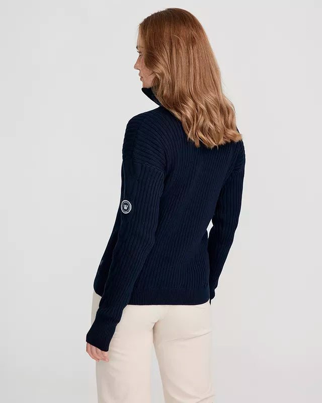 Holebrook Sweden Women's Valborg Knitted Windproof T - Neck Sweater - Country Ways