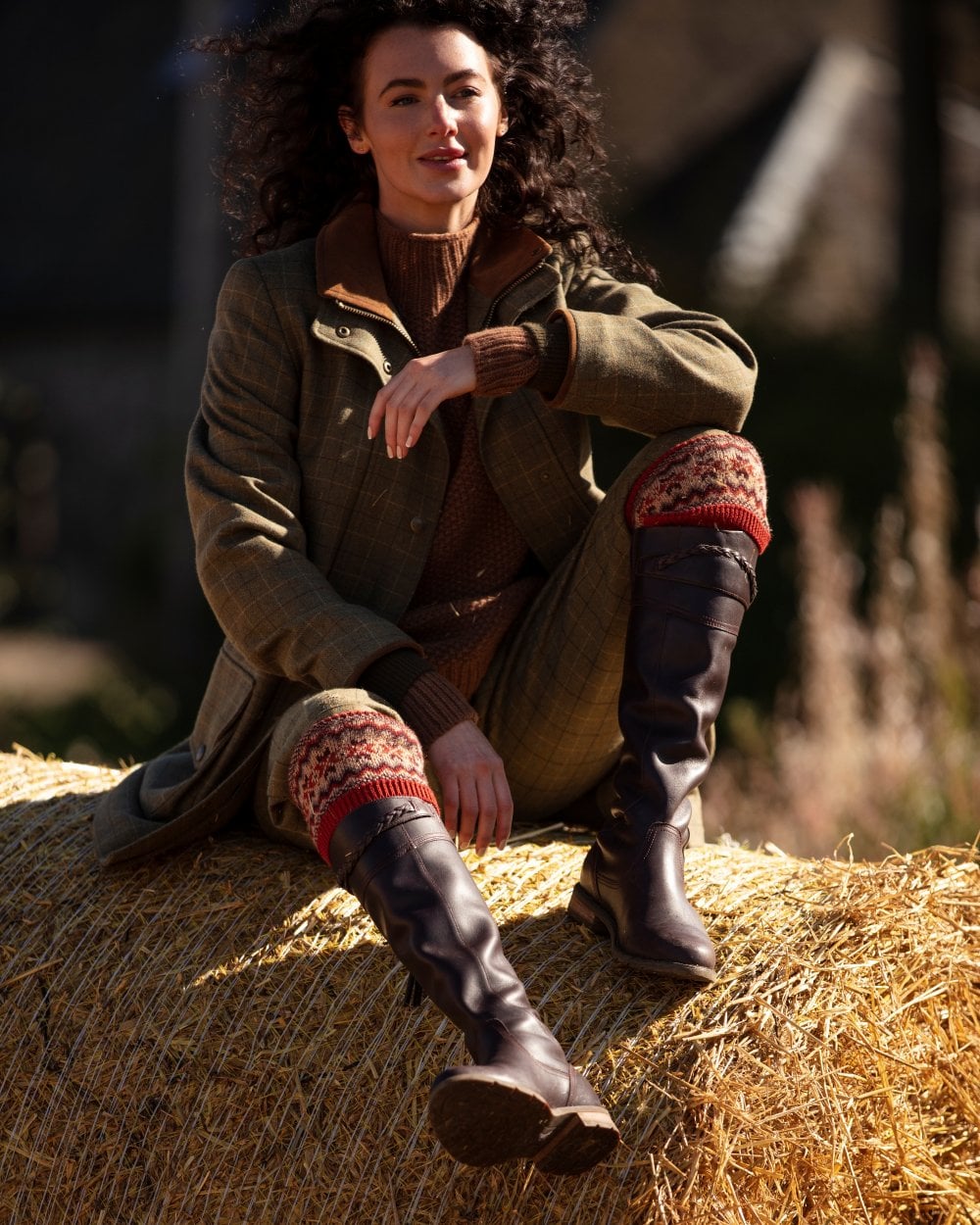 House of Cheviot Lady Fairisle Sock - Country Ways