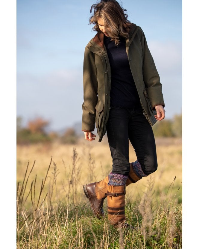 House of Cheviot Lady Katrine Sock Bilberry - Country Ways