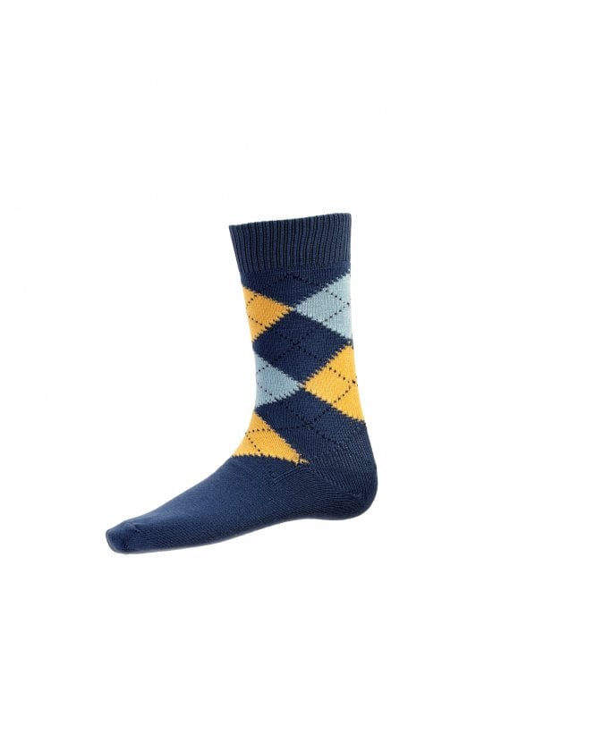 House Of Cheviot Men's Argyle Short Sock - Country Ways