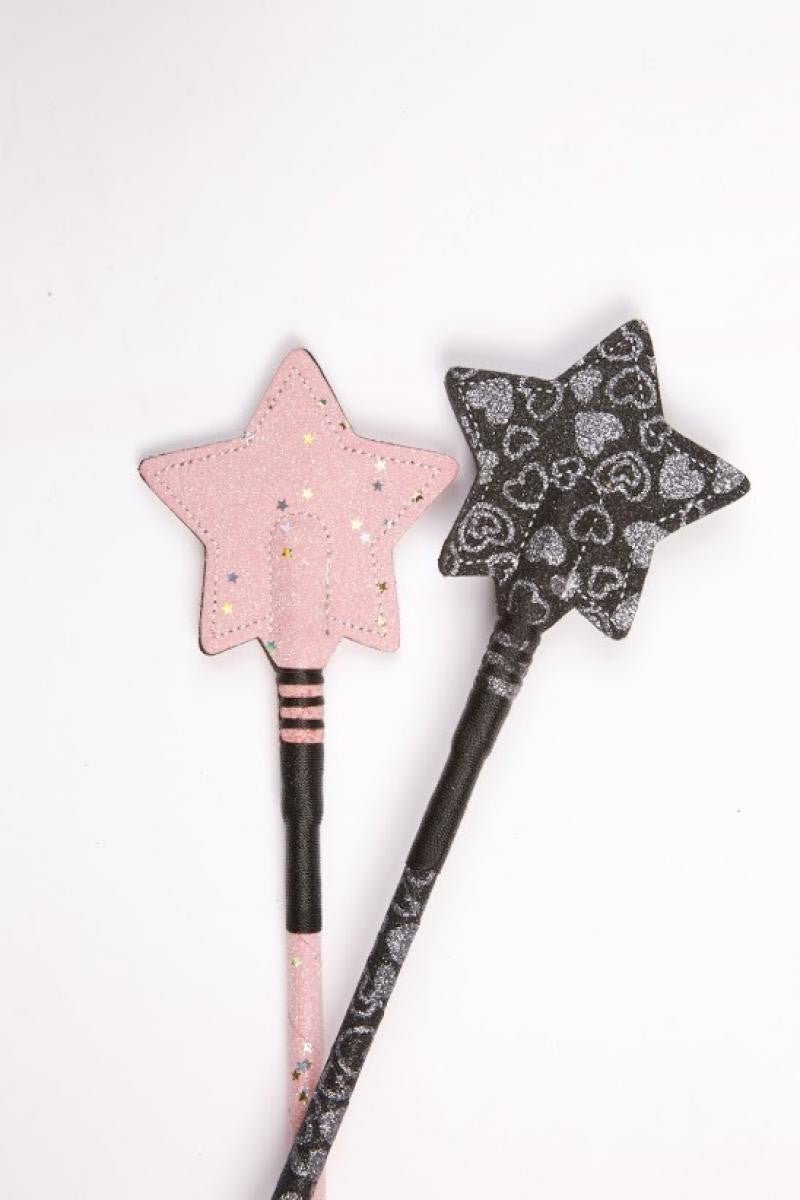 HY Equestrian Glitter Star Riding Whip - Country Ways