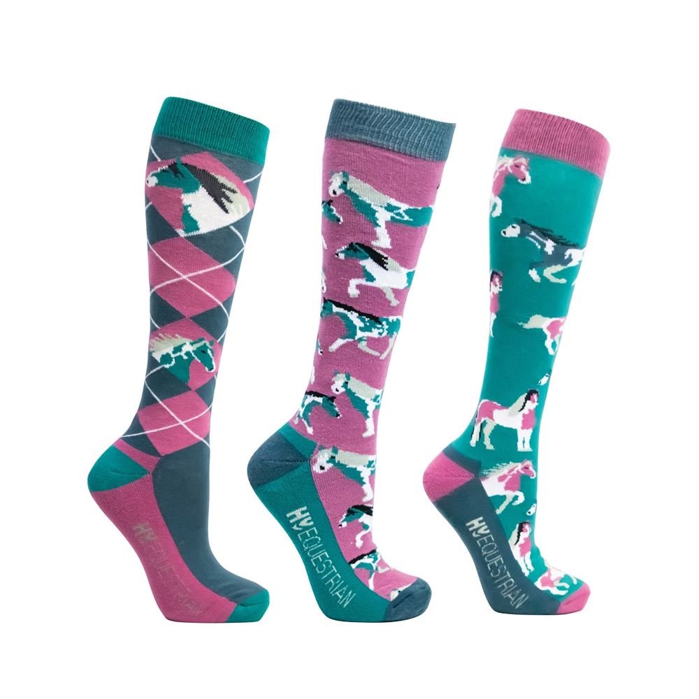 Hy Equestrian Horsing Around Socks - Country Ways