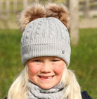 Hy Equestrian Morzine Children's Bobble Hat - Country Ways