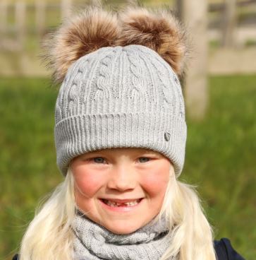 Hy Equestrian Morzine Children's Bobble Hat - Country Ways