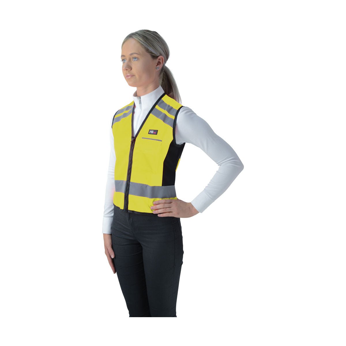 Hy Equestrian "Please Pass Wide & Slow" HyVIZ Waistcoat - Country Ways