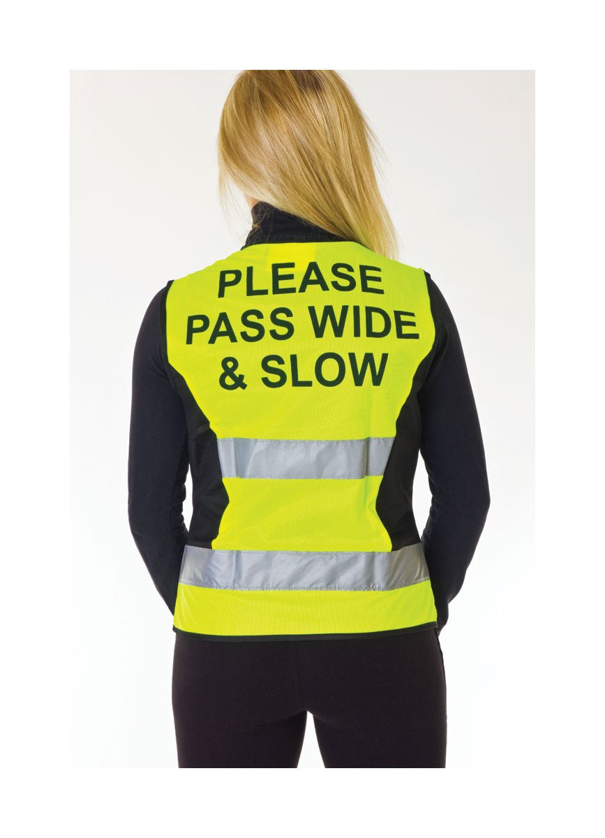 Hy Equestrian "Please Pass Wide & Slow" HyVIZ Waistcoat - Country Ways
