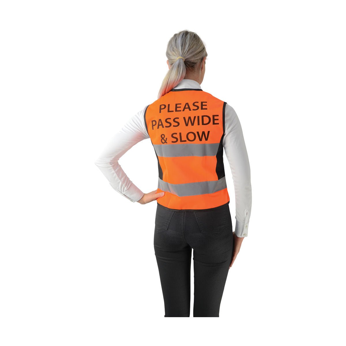 Hy Equestrian "Please Pass Wide & Slow" HyVIZ Waistcoat - Country Ways