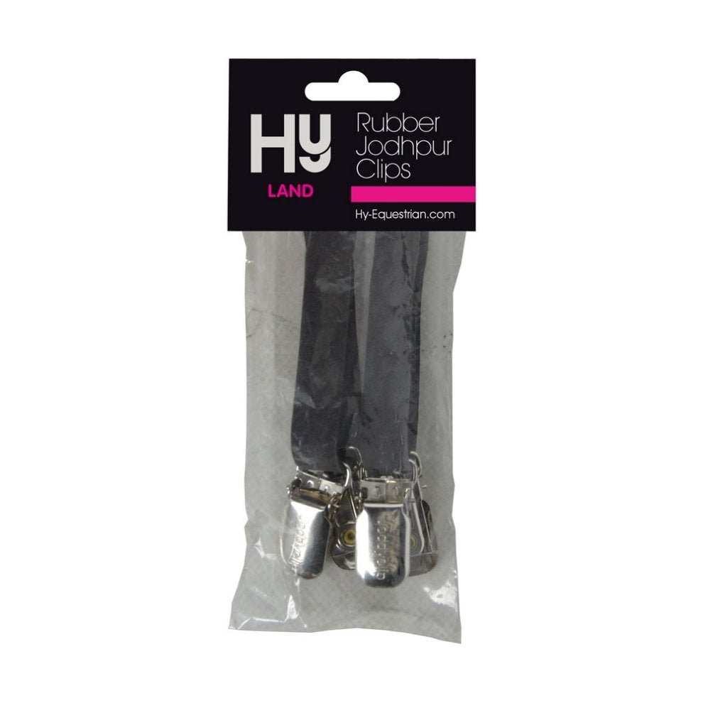 HY Jodhpur Clips Rubber Brown - Country Ways