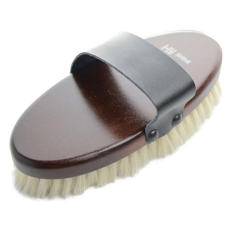 Hyshine Deluxe Goat Hair Wooden Body Brush Large - Country Ways
