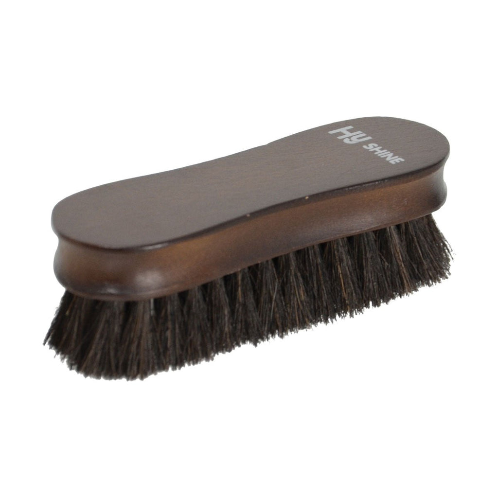 HySHINE Deluxe Wooden Face Brush with Horse Hair - Country Ways