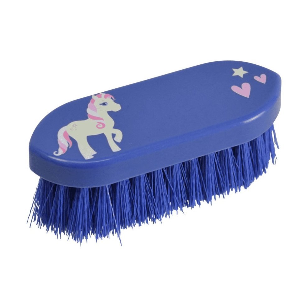 Hyshine Little Rider Dandy Brush Blue - Country Ways