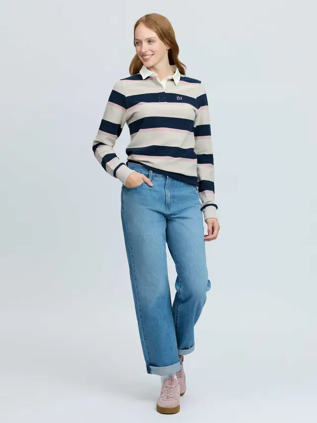 LeMieux Women's Sloane Stripe Rugby Shirt AW26
