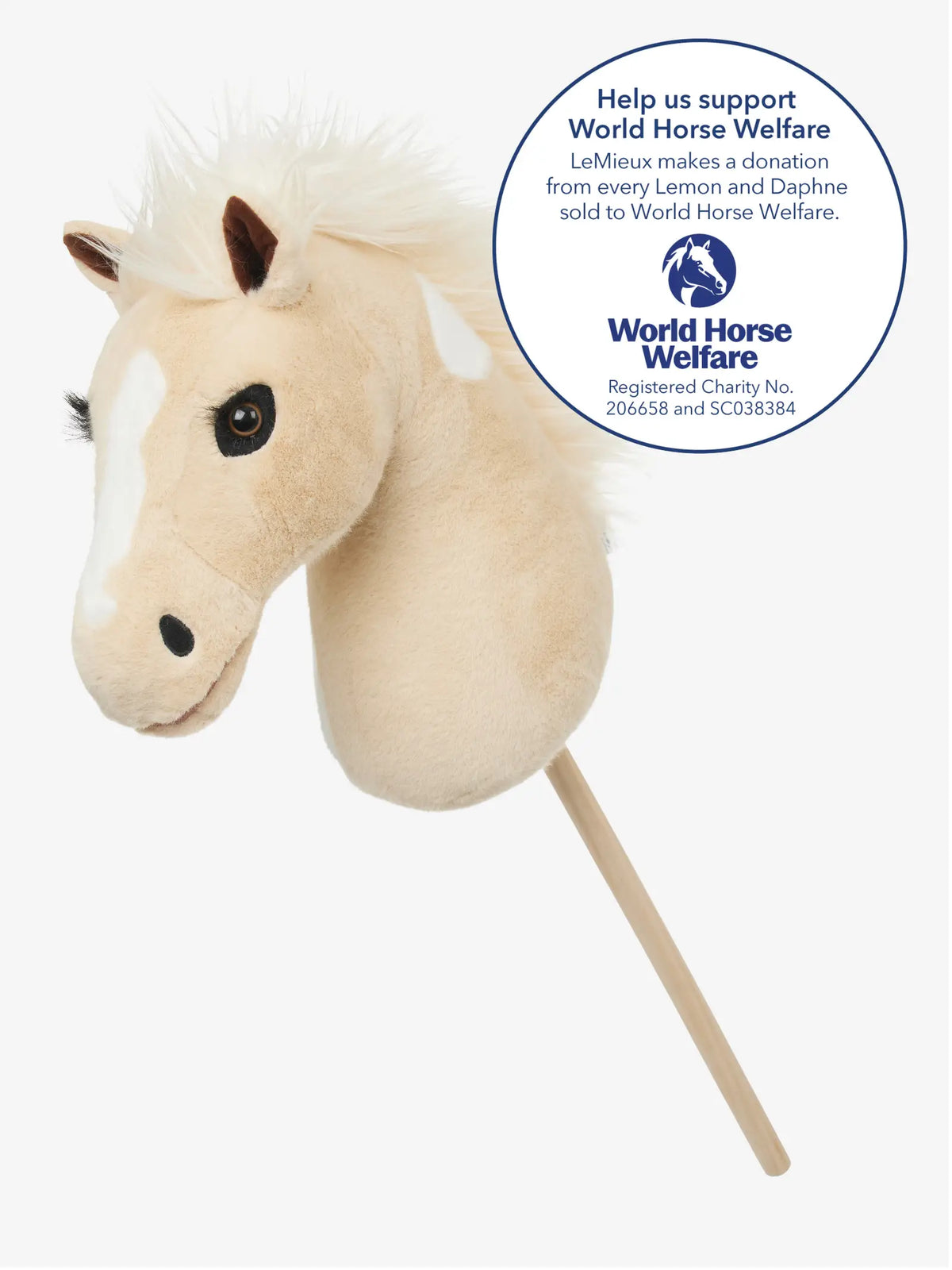 LeMieux X World Horse Welfare Hobby Horse Lemon