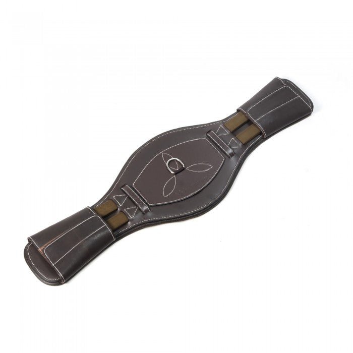 John Whitaker Chicago Perforated Leather Stud Girth - Country Ways