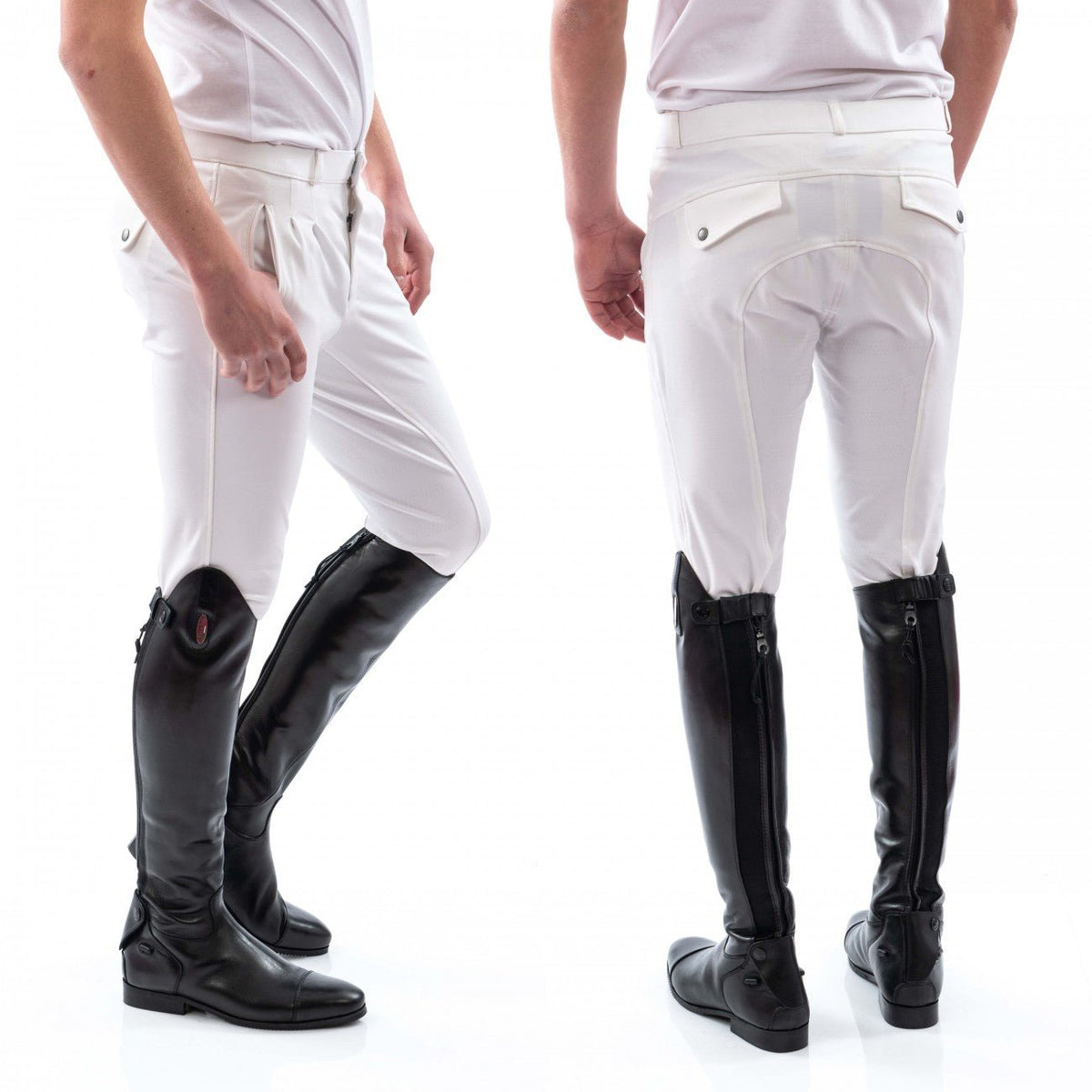 John Whitaker Men's Full Silicone Seat Miami Breeches - Country Ways