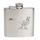 J/R K39 Pheasant Design Hip Flask 6oz - Country Ways