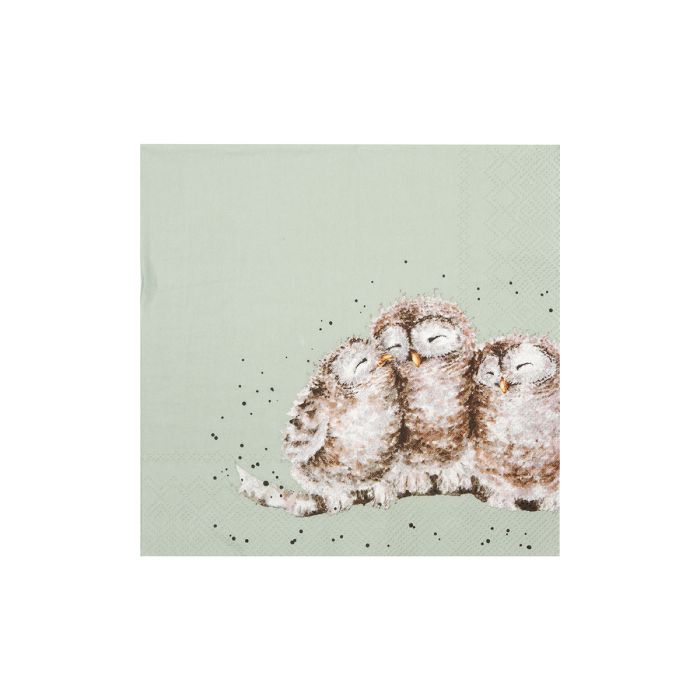 Wrendale 'Owl Together' Owl Cocktail Napkins