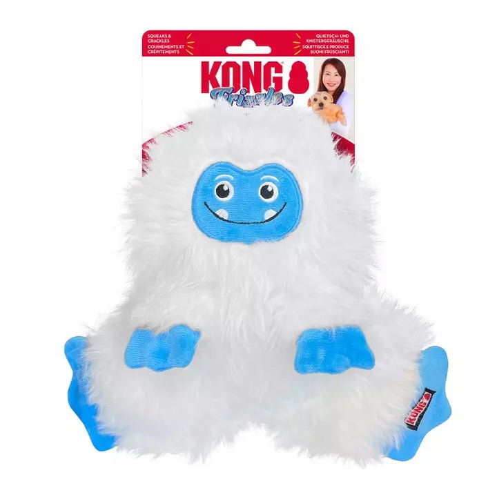 KONG Christmas Frizzles Yeti Dog Toy - Country Ways