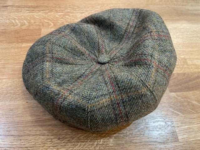 Lawrence & Foster DALBY Cap - RED/YELLOW stripe - Country Ways