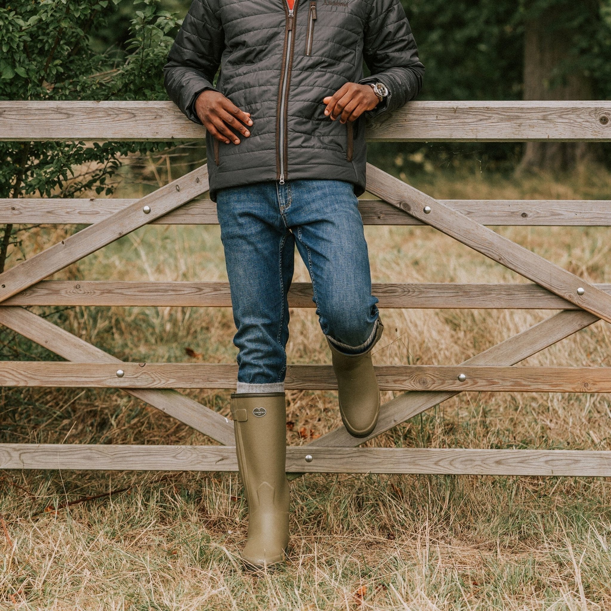 Le Chameau Men's Chasseur Neoprene Lined Wellington Boots