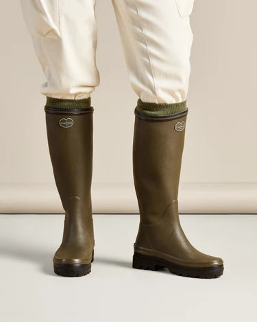 Le Chameau Women's Giverny Wool Lined Wellington Boots