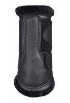 LeMieux Fleece Brushing Boots Black/Black - Country Ways