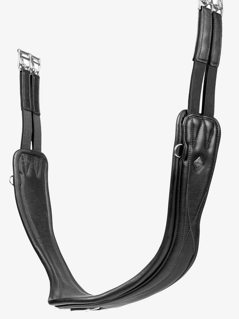 LeMieux Gel - Tek Anatomic Jumping Girth Black - Country Ways