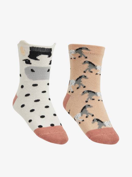 LeMieux Mini Character Socks 2 Pack - Dakota - Country Ways