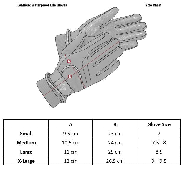 LeMieux Waterproof Lite Riding Gloves - Country Ways