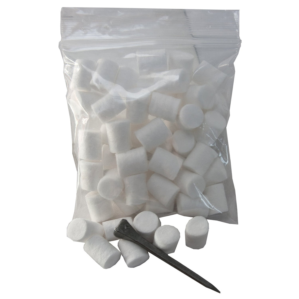 Liveryman Stud Plugs Preformed Cotton | 50 Pack - Country Ways