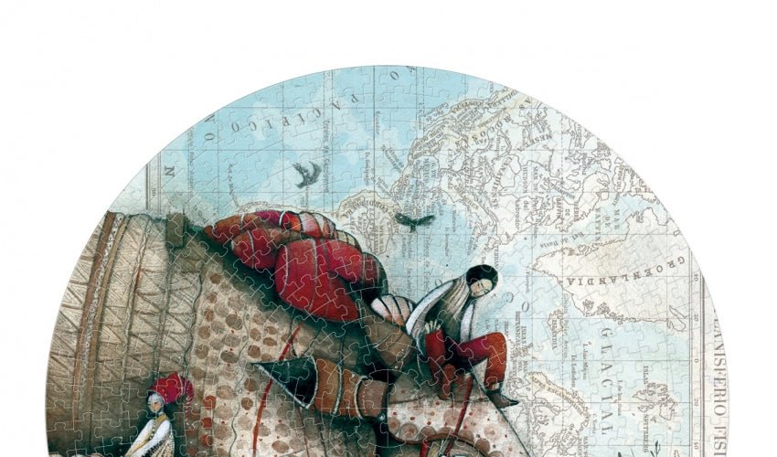 Londji Avec Tatou Round Puzzle - Country Ways