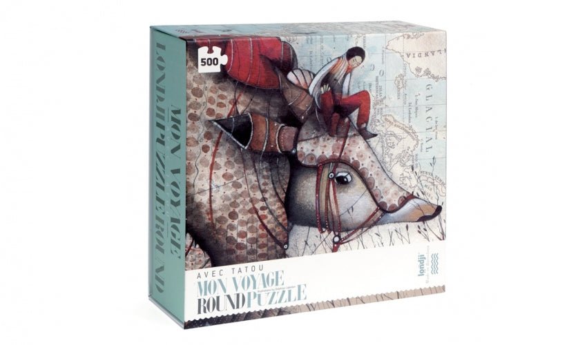 Londji Avec Tatou Round Puzzle - Country Ways