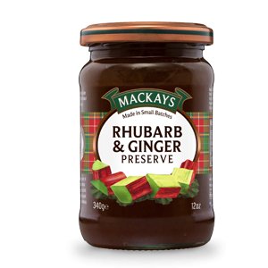 Mackay's Rhubarb & Ginger Perserve 340g - Country Ways