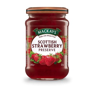 Mackay's Scottish Strawberry Preserve 340g - Country Ways