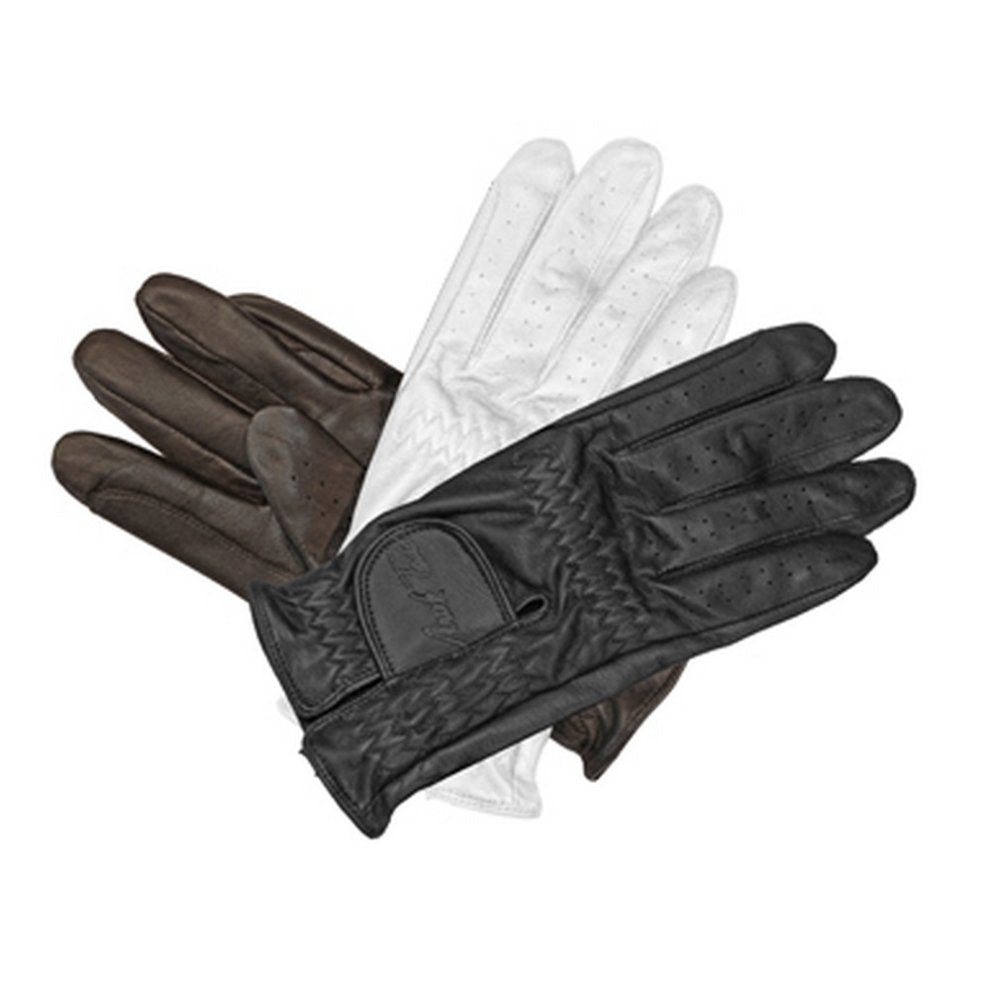 Mark Todd Leather Riding Glove Black Childrens 4 - 6yrs - Country Ways