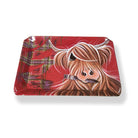 McMoo Tartan Paint Snack Tray - Country Ways