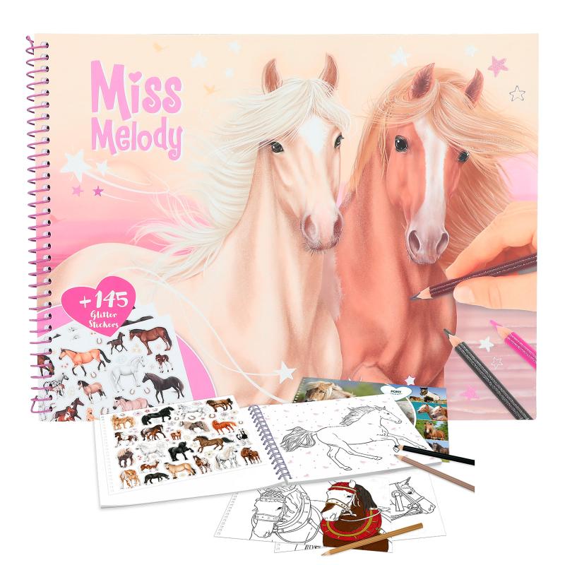 Miss Melody Horses Colouring Book - Country Ways