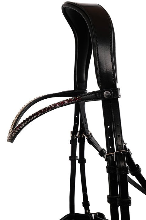 Montar Curved Crystal Browband - Country Ways