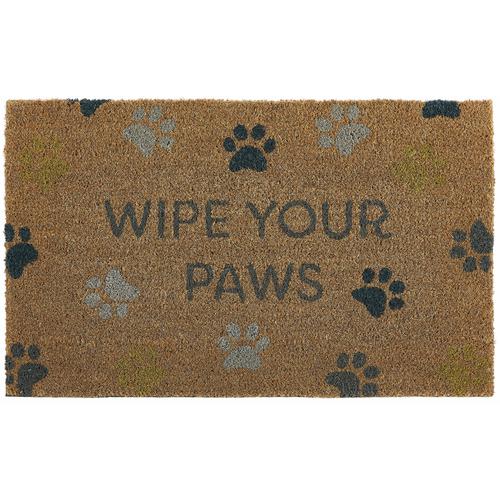 My Mat Printed Coir Wipe Your Paws 45x75cm - Country Ways