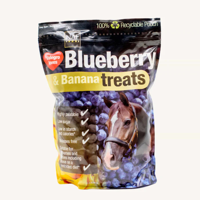 NAF Blueberrry & Banana Treats