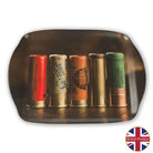 Old Shotgun Cartridges Medium Melamine Serving Tray by Charles Sainsbury - Plaice - Country Ways