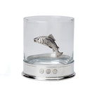 Pewter Whisky Glass in Presentation Box - Salmon - Country Ways