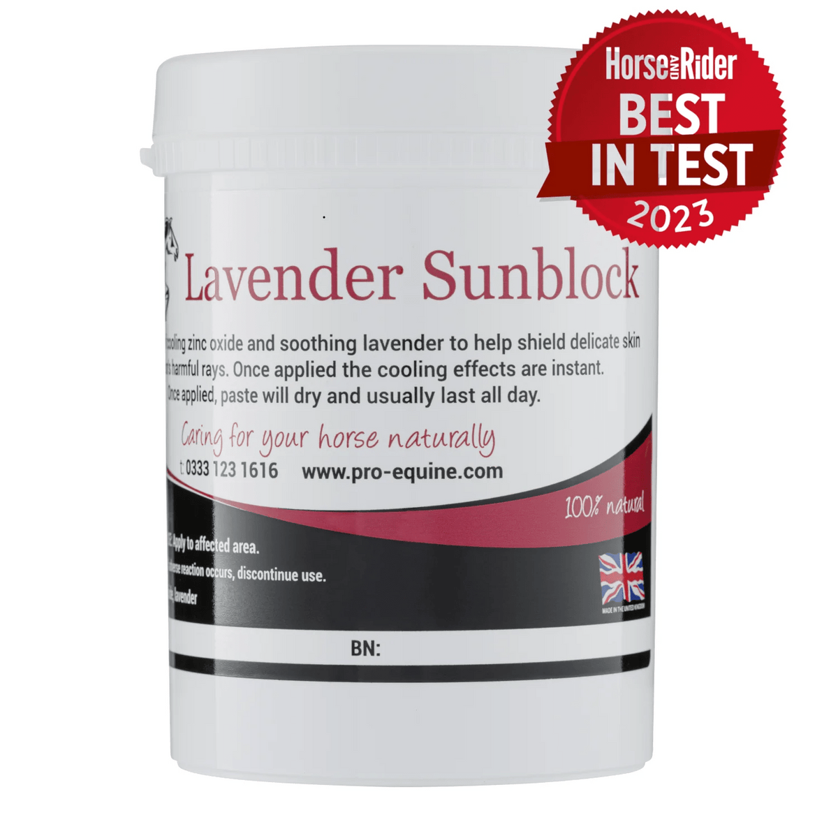 Pro - Equine Lavender Sunblock - Country Ways