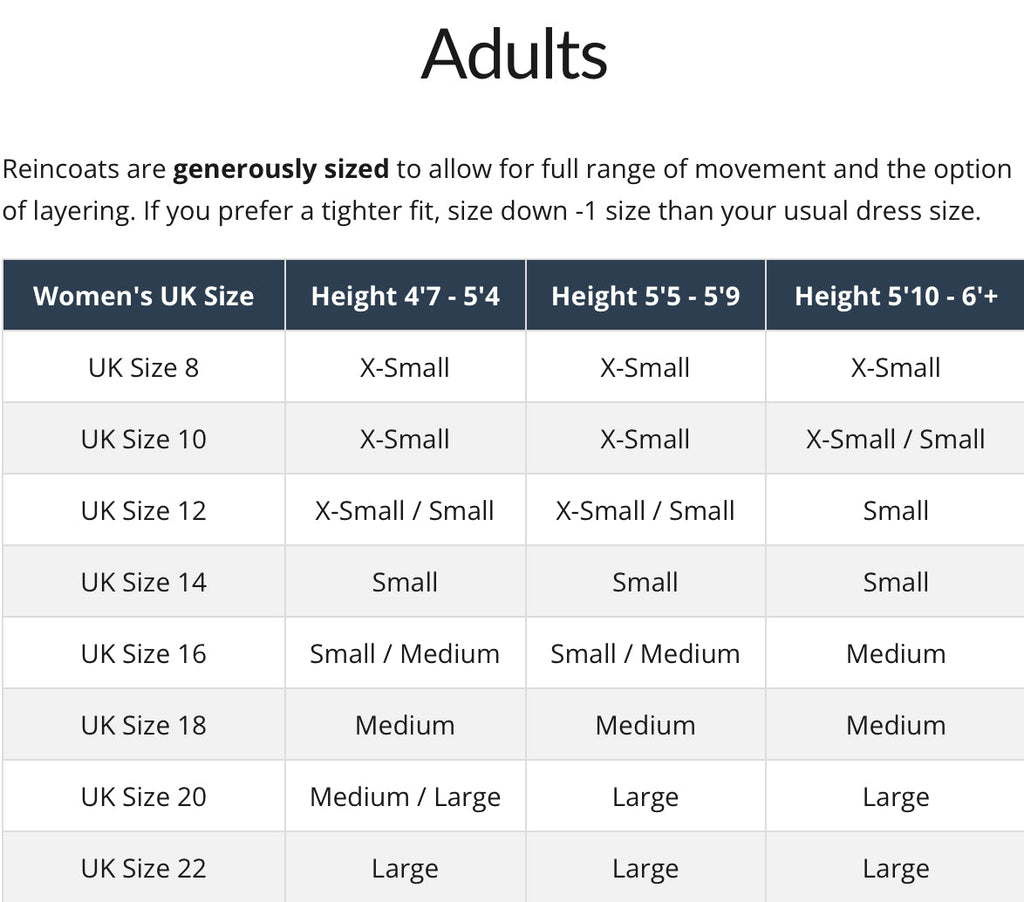 Reincoat Lite Adult - Country Ways