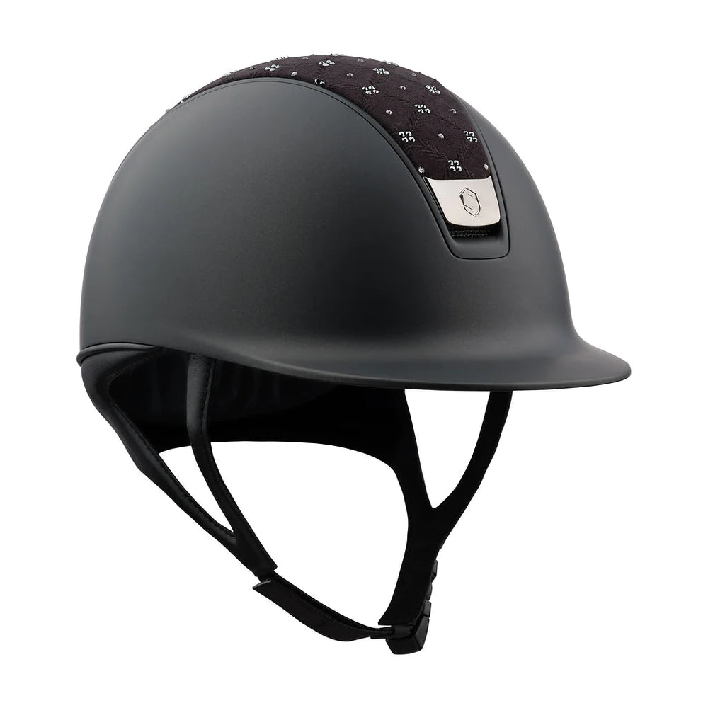 Samshield Shadowmatt 2.0 Royal Flower Swarovski Top Riding Helmet - Country Ways