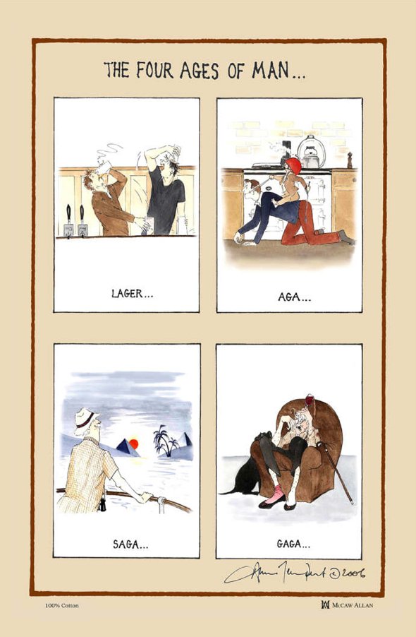 Samuel Lamont Cotton Tea Towel - Country Ways